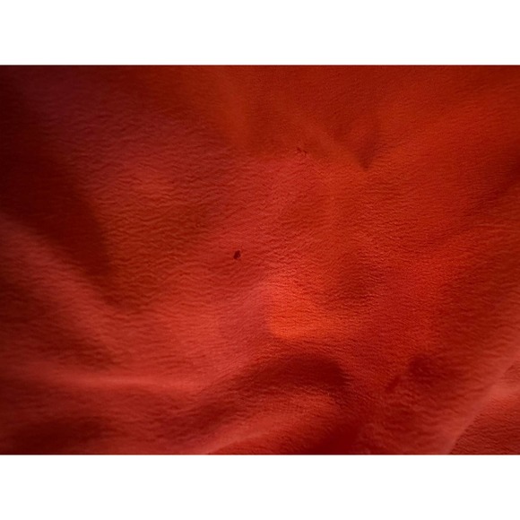 Women S Joie Bittersweet Bright Red Short Slv Blouse Top 100% Silk Short Slv - Picture 5 of 5